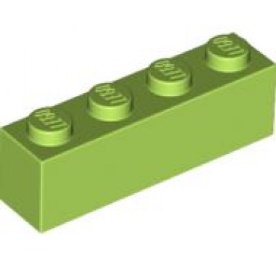 LEGO 1 x 4 Brick Lime