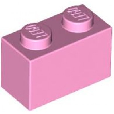 LEGO 1 x 2 Brick Bright Pink