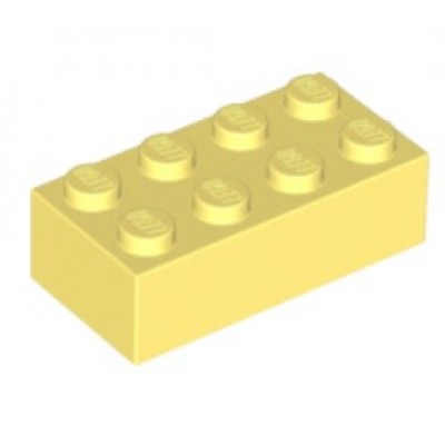 LEGO 2 x 4 Brick Bright Light Yellow