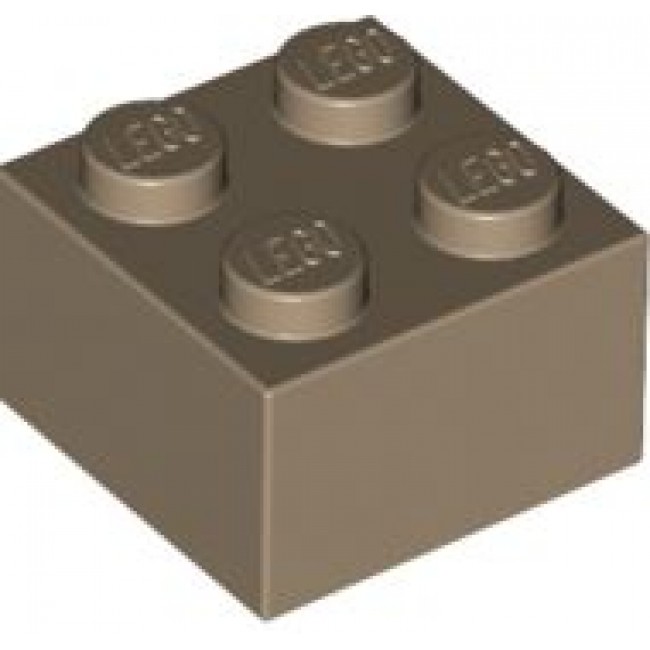 LEGO 2 x 2 Brick Dark Tan