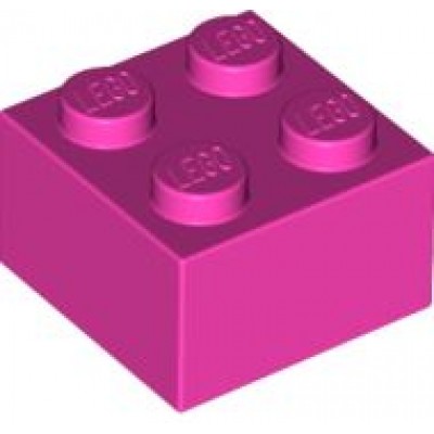 LEGO 2 x 2 Brick Dark Pink