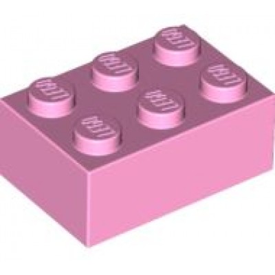 LEGO 2 x 3 Brick Bright Pink