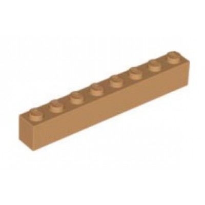 LEGO 1 x 8 Brick Medium Nougat