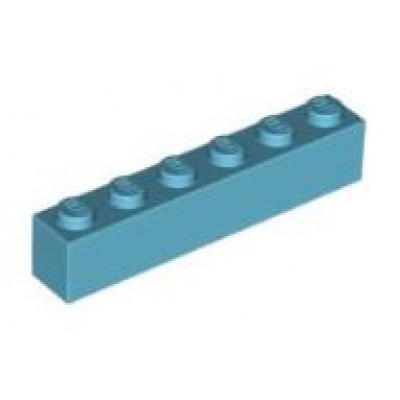 LEGO 1 x 6 Brick Medium Azure