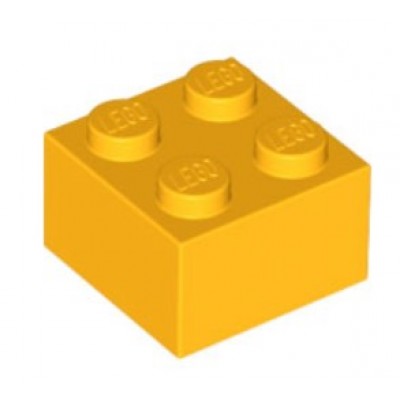 LEGO 2 x 2 Brick Bright Light Orange