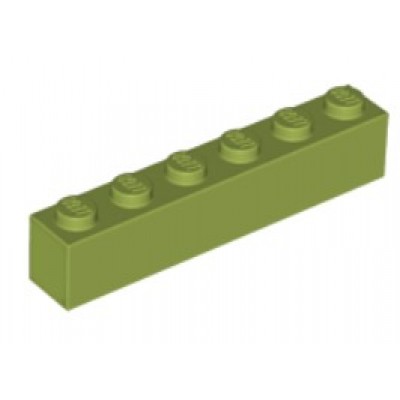 LEGO 1 x 6 Brick Olive Green