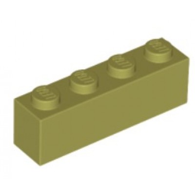 LEGO 1 x 4 Brick Olive Green