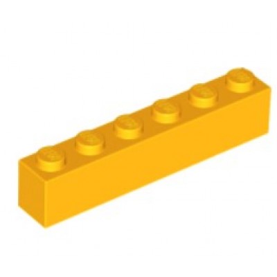 LEGO 1 x 6 Brick Bright Light Orange