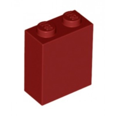 LEGO 1 X 2 X 2 Brick Dark Red
