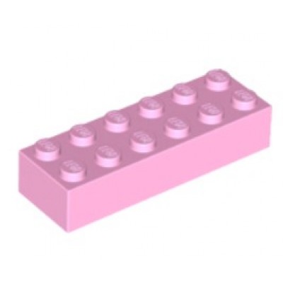 LEGO 2 X 6 Brick Bright Pink