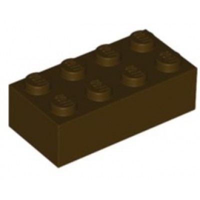 LEGO 2 x 4 Brick Dark Brown