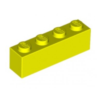 LEGO 1 x 4 Brick Neon Yellow