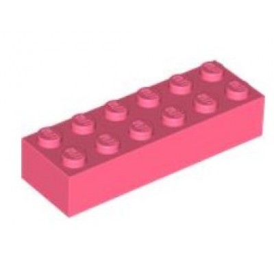 LEGO 2 x 6 Brick Coral