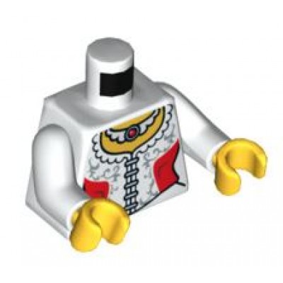 LEGO Minifigure Torso - Female Corset Lace Trim