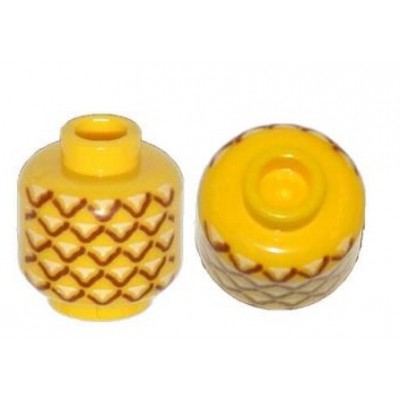 LEGO Minifigure Head - Pineapple Pattern