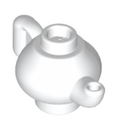 LEGO Minifigure Teapot - White