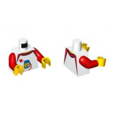 LEGO Minifigure Torso - Shirt with Red Collar