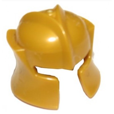 LEGO Minifigure Helmet - Castle - Pearl Gold