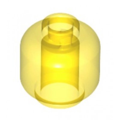 LEGO Minifigure Head - Plain - Transparent Yellow