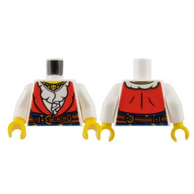 LEGO Minifigure Torso - Female Pirate