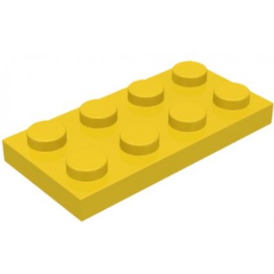 LEGO 2 x 4 Plate Yellow