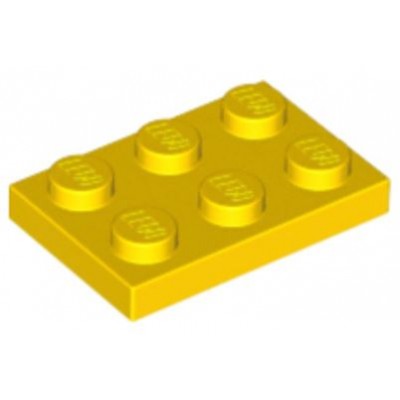 LEGO 2 x 3 Plate Yellow
