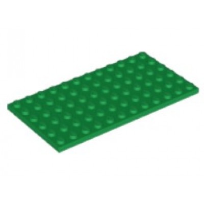 LEGO 6 x 12 Plate Green