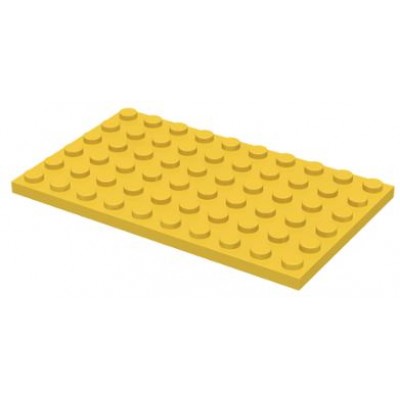 LEGO 6 x 10 Plate Yellow