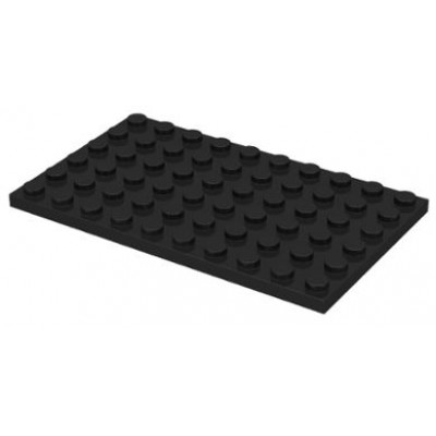 LEGO 6 x 10 Plate Black