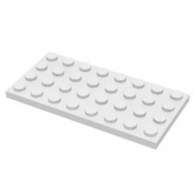 LEGO 4 x 8 Plate White