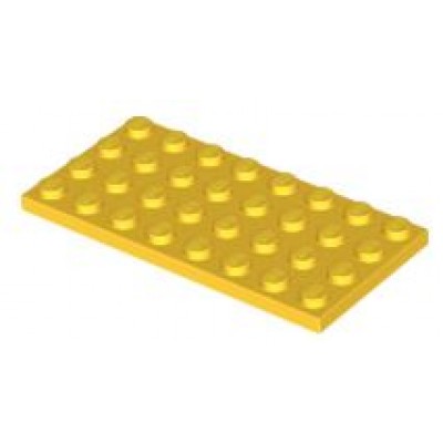 LEGO 4 x 8 Plate Yellow