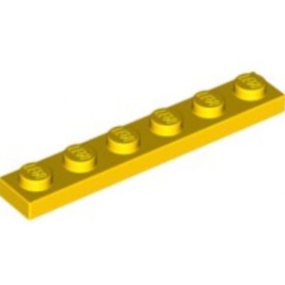 LEGO 1 x 6 Plate Yellow