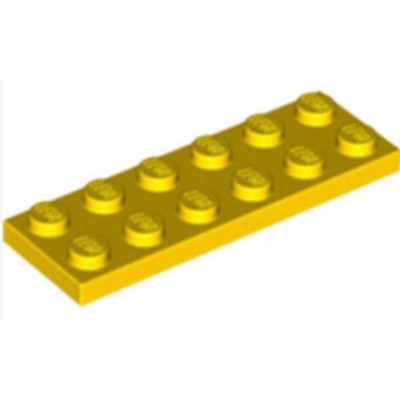 LEGO 2 x 6 Plate Yellow