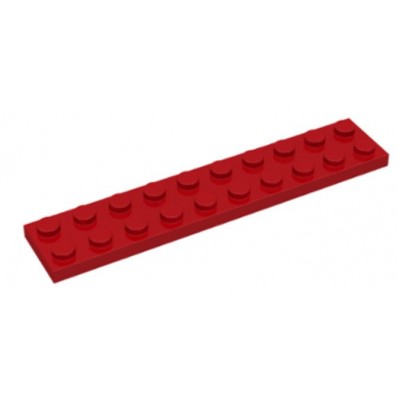LEGO 2 x 10 Plate Red
