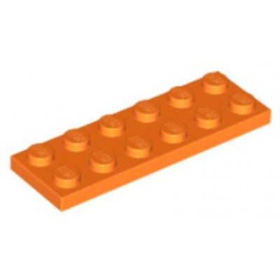 LEGO 2 x 6 Plate Orange