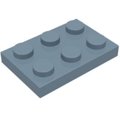 LEGO 2 x 3 Plate Sand Blue