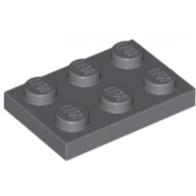 LEGO 2 x 3 Plate Dark Bluish Grey
