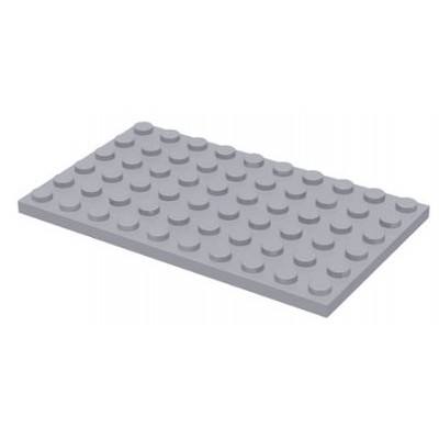 LEGO 6 x 10 Plate Light Bluish Grey