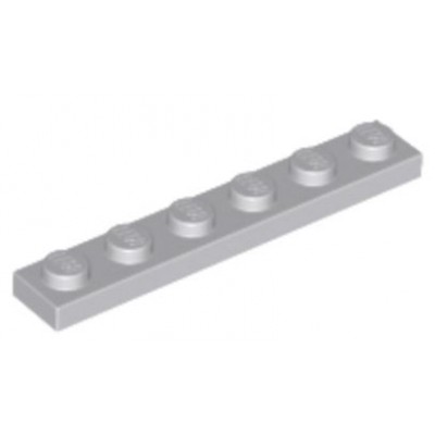 LEGO 1 x 6 Plate Light Bluish Grey