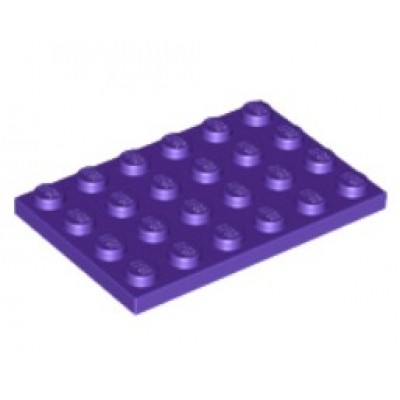 LEGO 4 x 6 Plate Dark Purple