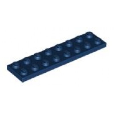 LEGO 2 x 8 Plate Dark Blue