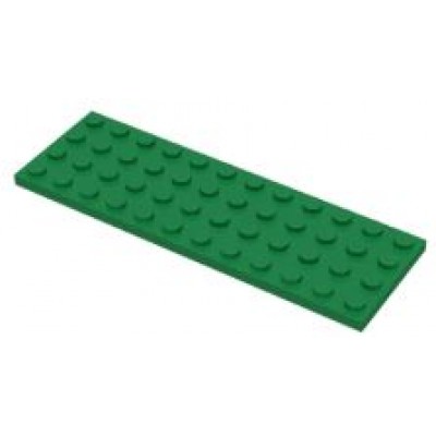 LEGO 4 x 12 Plate Green