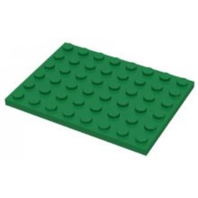 LEGO 6 x 8 Plate Green