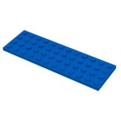 LEGO 4 x 12 Plate Blue