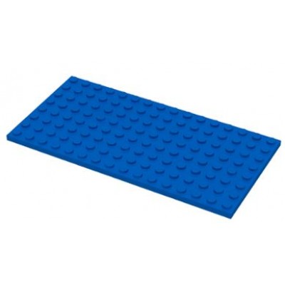 LEGO 8 x 16 Plate Blue