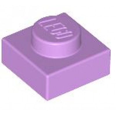 LEGO 1 x 1 Plate Medium Lavender