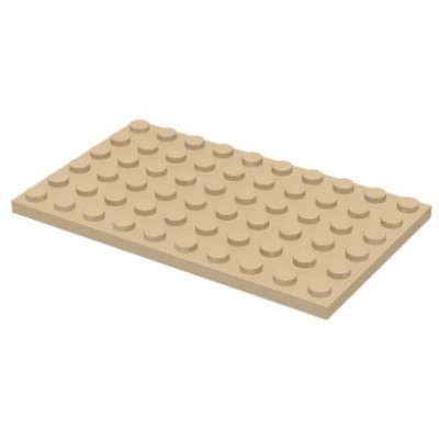 LEGO 6 x 10 Plate Tan
