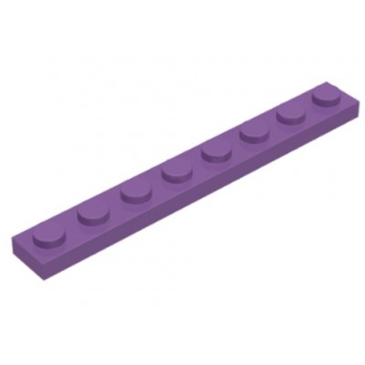 LEGO 1 x 8 Plate Medium Lavender
