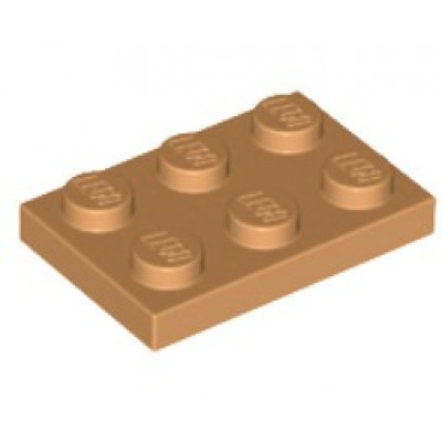 LEGO 2 x 3 Plate Medium Nougat