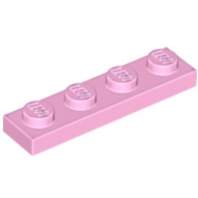 LEGO 1 x 4 Plate Bright Pink
